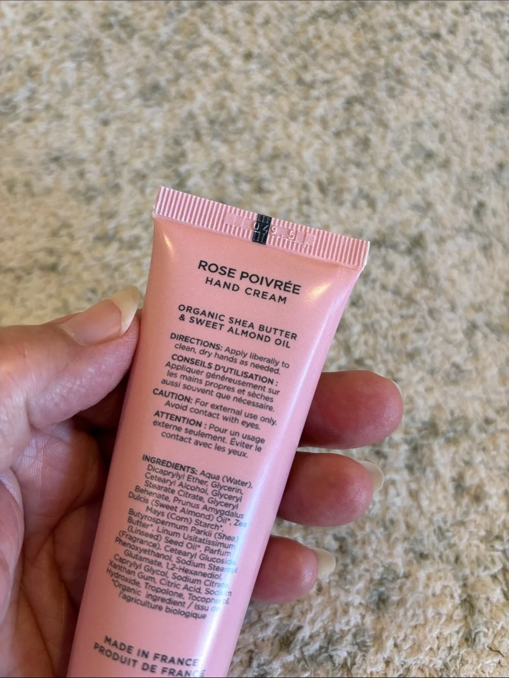 Mistral Rose Poivrée Scented Luxury Hand Cream France NWT 2oz.